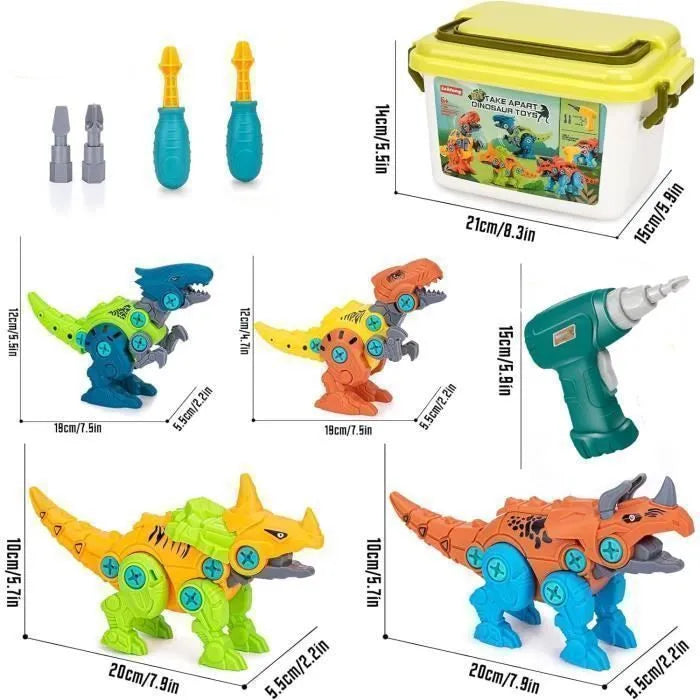 Dinobolt™- Dinosaurier-Bauspielzeug